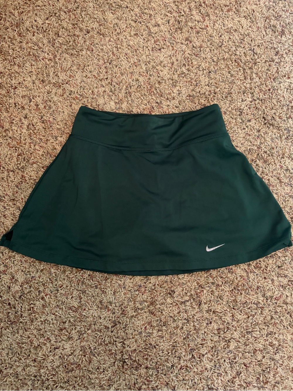 Nike Women's Forest Green Circle Skirt with Swoosh